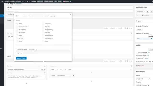 Hybrid Composer - Wordpress - CSS styles смотреть онлайн