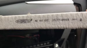 Мицубиси Паджеро Спорт 3. Замена фильтра салона.