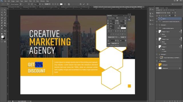 Creative Business Postcard Design | Photoshop Tutorials смотреть онлайн