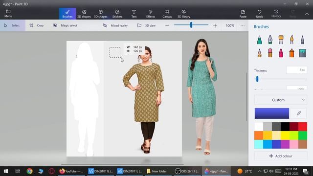 Paint 3D Background color change tutorial смотреть онлайн