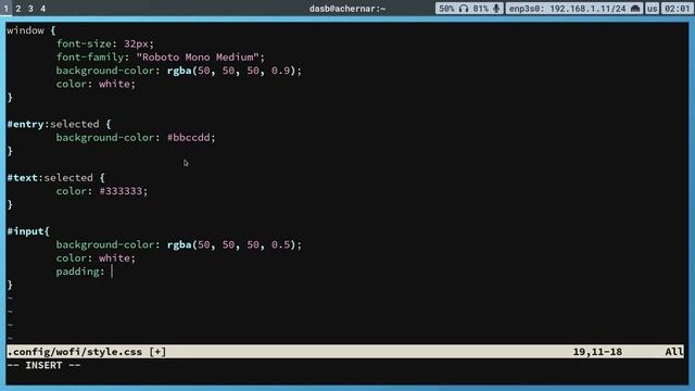 Wofi launcher customization on Sway WM [Arch Linux] смотреть онлайн