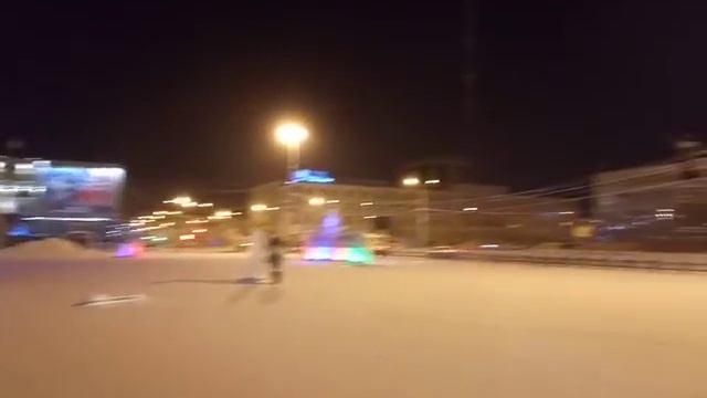14 января. Старый Новый Год! Площадь Ленина! Якутск! - 35! смотреть онлайн
