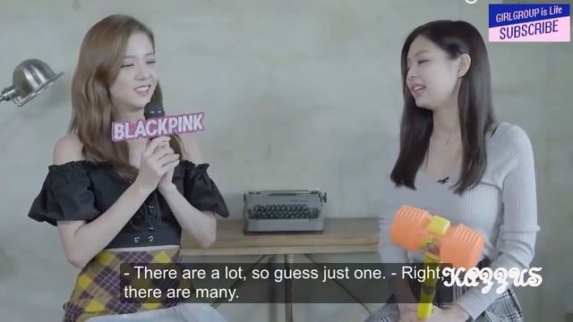 Как хорошо Джису знает Дженни?/ BLACKPINK[Озвучка KAZZUS] смотреть онлайн