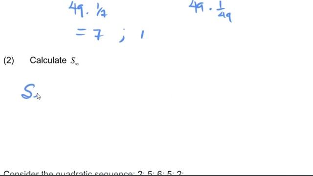 Patterns: Sigma Notation with sum to infinity смотреть онлайн