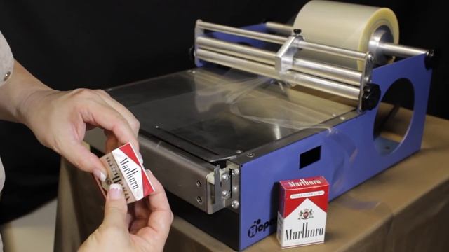 Wrap a Cigarette pack with Xopax Overwrapping Machine смотреть онлайн