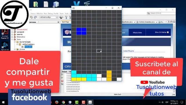 crear juego en java netbeans (TETRIS CODIGO FUENTE) смотреть онлайн