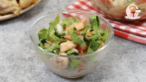 САЛАТ с АВОКАДО, КРЕВЕТКАМИ и ПОМИДОРАМИ: легкий во всех отношениях рецепт