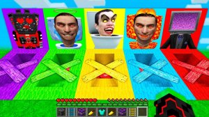 ВЫБЕРИ ПОДВАЛ СКИБИДИ ТУАЛЕТОВ В МАЙНКРАФТ ЗОМБАК