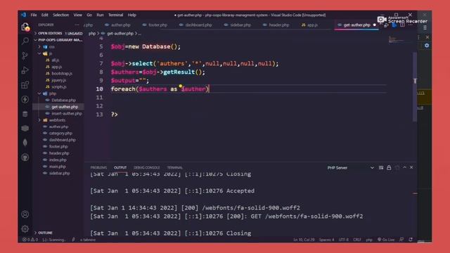 #4 Library management System in PHP OOPs || Select Author || PHP OOPS with ajax смотреть онлайн
