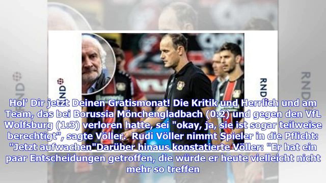 Bayer Leverkusen: Völler gibt Trainer Heiko Herrlich Rückendeckung | смотреть онлайн