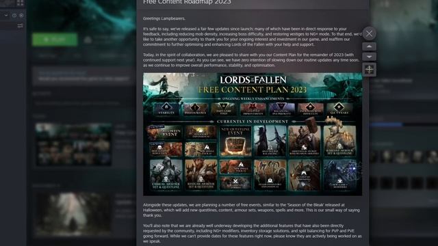 Lords of the Fallen - Content Road Map Breakdown смотреть онлайн