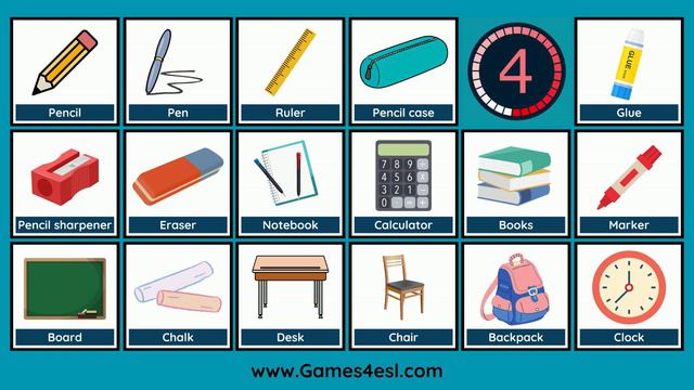 classroom-objects by Games4esl смотреть онлайн