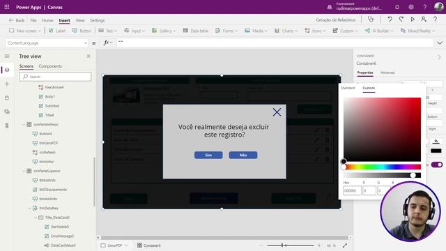 Power-Apps: como criar um popup de confirmação antes de deletar um registro? смотреть онлайн