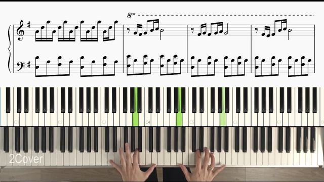 Yann Tiersen - Comptine D'un Autre été Amelie Piano Cover с нотами