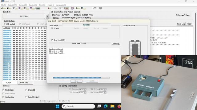 WPC Pinball Game Code Update - Burning an EPROM and fixing WhiteWater! смотреть онлайн