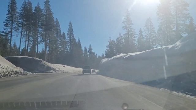 Дорога на озеро Тахо. Как вам весна в Калифорнии? смотреть онлайн