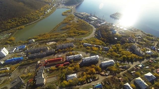 Полёт на параплане. Сопка Мишенная 18.10.2015. Камчатка. Петропавловск-Камчатский смотреть онлайн