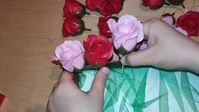 Мыльные розы своими руками. Сабыннан жасалған гүл. бесплатная МК??? смотреть онлайн