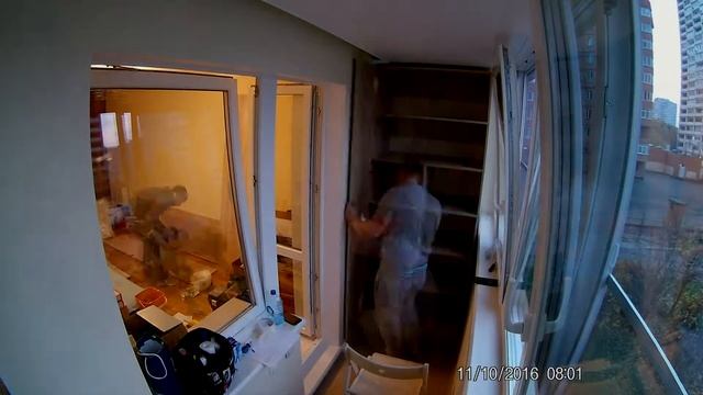 Сборка шкафа на лоджию смотреть онлайн