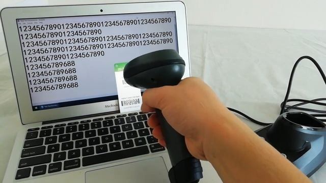 HENEX HC-5208RC Wireless With Cradle/Base Barcode Scanner Pairing Setting смотреть онлайн
