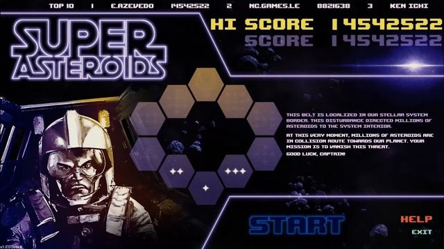 Super Asteroids - GamePlay 01 - intro смотреть онлайн