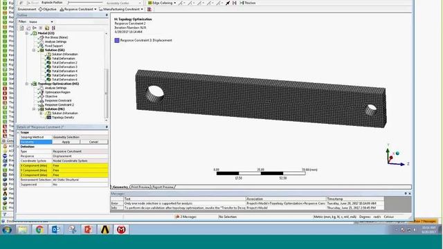 Topology Optimization | ANSYS E Learning | CAE Associates