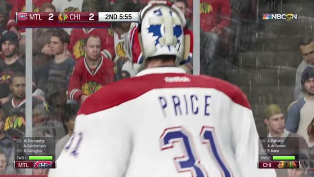 NHL 16 (PS4) Chicago Blackhawks vs Montreal Canadiens Gameplay (Full Game) смотреть онлайн