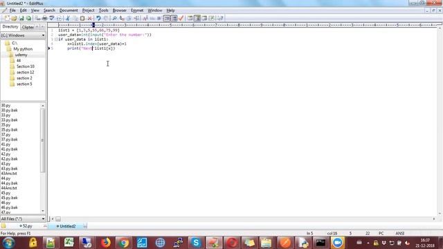 Python assignment on List 01 смотреть онлайн