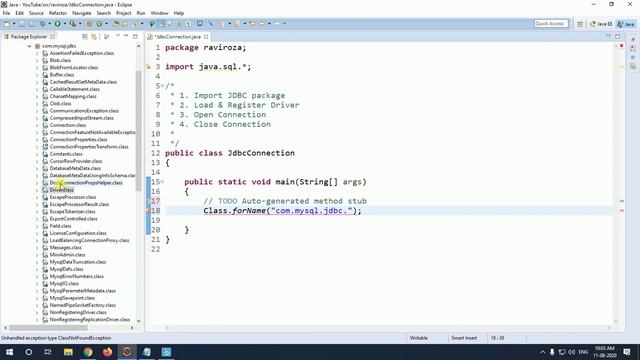 JDBC Part-1 | JDBC Connection for MySql using Type-4 Driver (Gujarati) смотреть онлайн