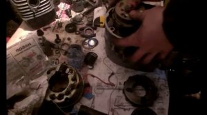 Сборка двигателя от мопеда карпаты. Первый запуск