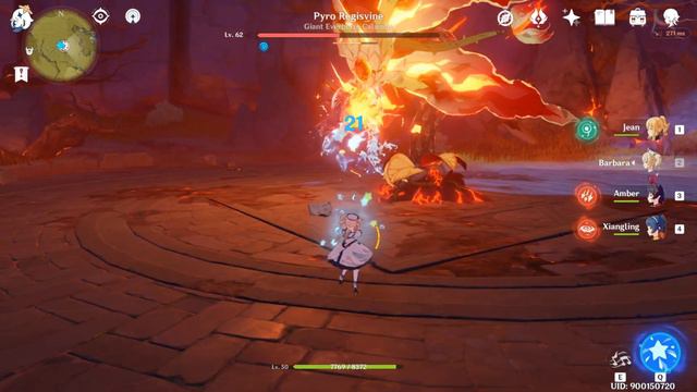 Genshin Impact: World 4 Pyro Regisvine (Jean//Barbara) смотреть онлайн