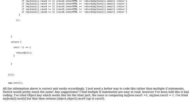 Updating multiple HTML elements based on a JSON response from an API смотреть онлайн