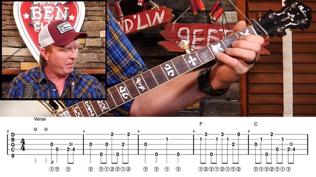 Gospel Bluegrass Banjo Lesson: There is a Fountain смотреть онлайн