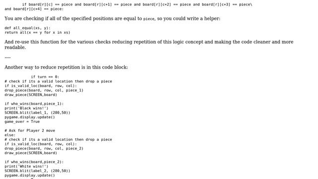 Code Review: Gomoku (Connect 5) game implementation in pygame (4 Solutions!!) смотреть онлайн