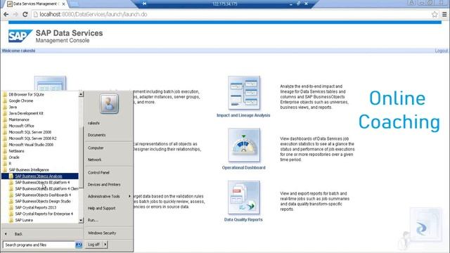 SAP Data Services Auto Documentation |Impact and Lineage Analysis | Central Management Console смотреть онлайн