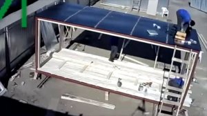 Сборка Бытовки нашего производства