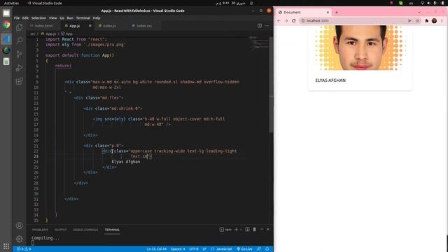 Tailwindcss Card & create amazing card with tailwindcss in react ?? смотреть онлайн