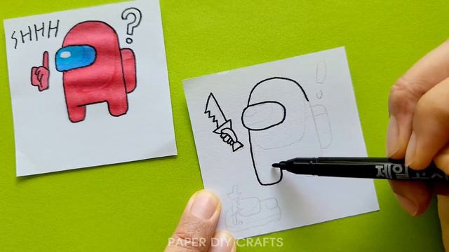 #14 ♥ AMONG US Endless card | AMONG US Paper Crafts смотреть онлайн