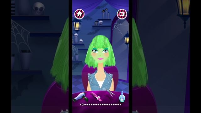 Игра Girls Hair Salon Monsters|часть1