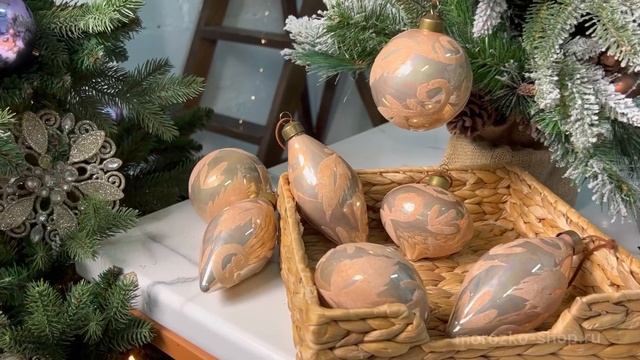 Набор стеклянных шаров БЕЛЛЕЦЦА, 8-12 см, 12 шт. 19039-23199 смотреть онлайн