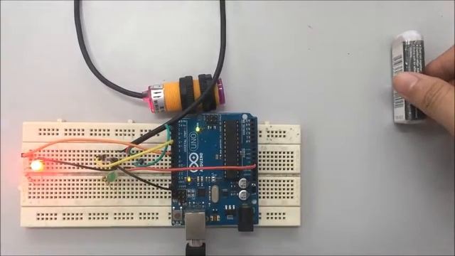 Adjustable Infrared Sensor Interface With Arduino смотреть онлайн