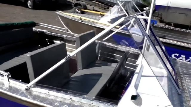 Обзор лодки Салют 430 из алюминия смотреть онлайн