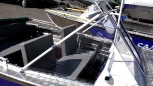 Обзор лодки Салют 430 из алюминия