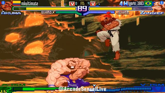 FT5 @sfa3: mkultimate (CO) vs goro_1983 (BR) [Street Fighter Alpha 3 Fightcade] May 21 смотреть онлайн