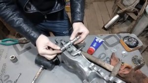 Замена сайлентблока амортизатора на мопеде Хонда Дио