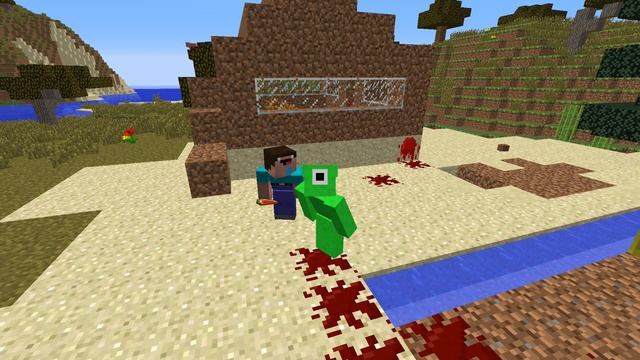 НУБ ПРОТИВ ЗЕЛЕНЫЙ ЧЕЛОВЕК В Майнкрафт Нубик танцует minecraft троллинг нуба Мультик Мод смотреть онлайн