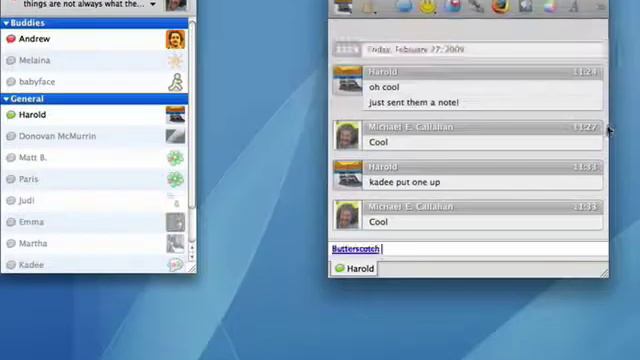 Chatting With Family And Friends On Adium
