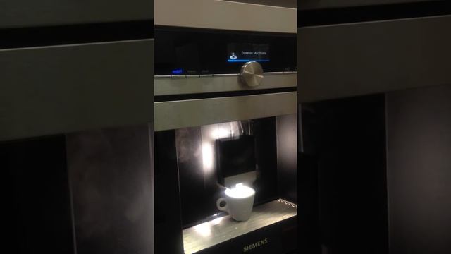 Espresso macchiato Siemens CT636LES1 Einbau-Kaffeemaschine смотреть онлайн