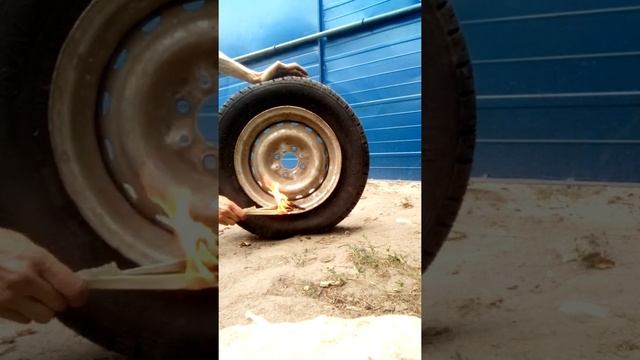 ??Как накачать бескамерное колесо без компрессора за пять минут.?? смотреть онлайн