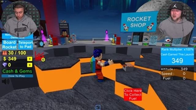 BLAST OFF SIMULATOR Roblox смотреть онлайн